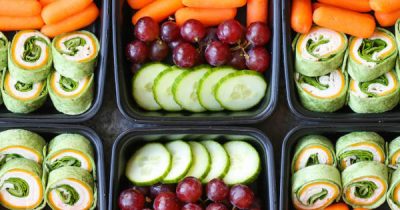 Turkey Spinach Pinwheels Meal Prep