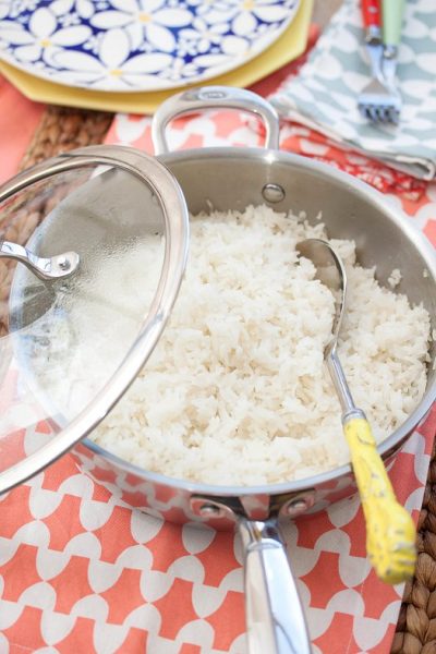 Perfect Stovetop White Rice