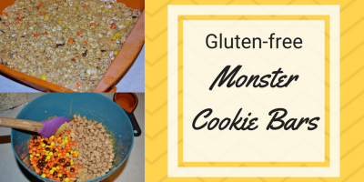 Gluten-free Monster Cookie Bars