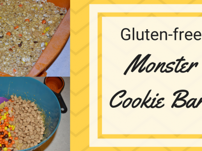 Gluten-free Monster Cookie Bars