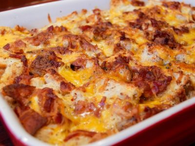 Bacon, Egg, And Cheese Breakfast Casserole