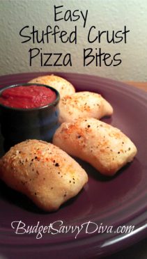 Stuffed Crust Pizza Snacks
