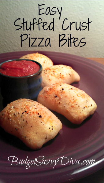 Stuffed Crust Pizza Snacks