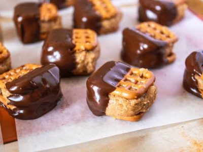 Chocolate Covered Peanut Butter Pretzel Bites