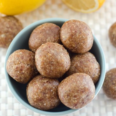 Healthy Lemon Snack Bites