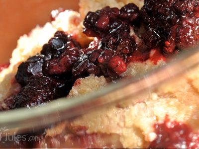 Easy Gluten Free Fruit Cobbler