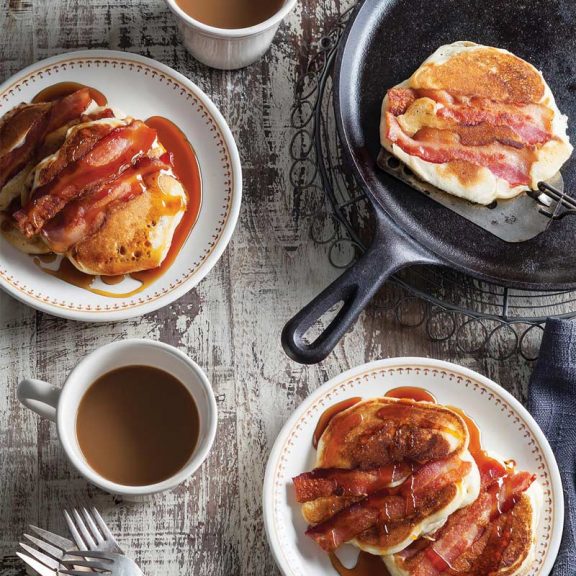 Buttermilk-Bacon Pancakes