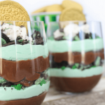 St Patrick’s Day Pudding Cups