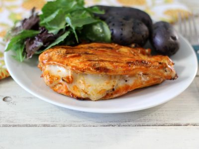 Grilled Cheesy Buffalo Chicken