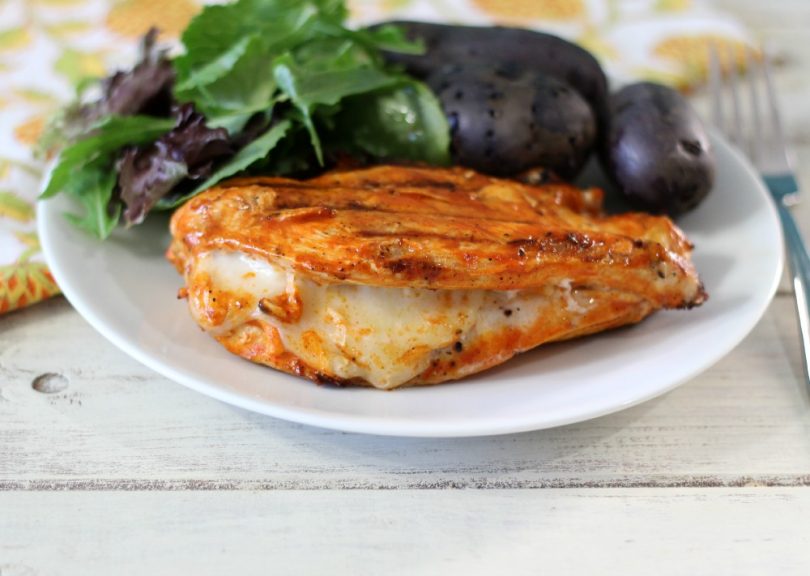 Grilled Cheesy Buffalo Chicken