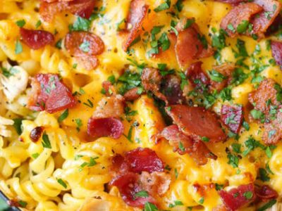 One Pot Chicken Ranch Pasta