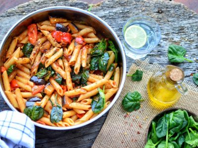 Easy Eggplant Penne | Easy Dinner