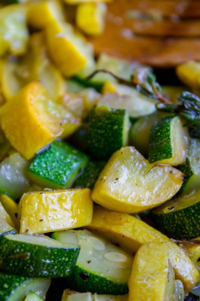 10 Minute Sautéed Zucchini and Squash Side Dish