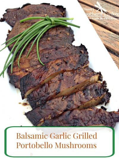 Balsamic Garlic Grilled Portobello Mushrooms