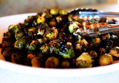 Brussels Sprouts with Balsamic and Cranberries
