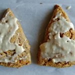 Carrot Cake Scones with Maple Cream Cheese Icing {Gluten Free}