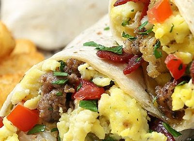 Freezer Breakfast Burritos