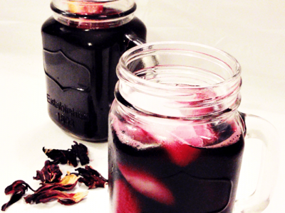 Zobo drink (Hibiscus drink)