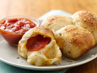 Stuffed Crust Pizza Snacks