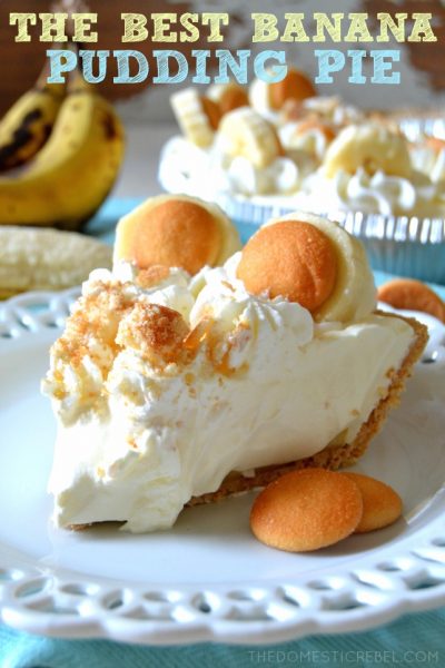 The Best Banana Pudding Pie