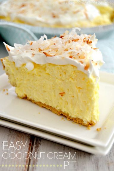 Easy Coconut Cream Pie
