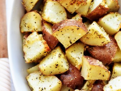 Garlic Parmesan Roasted Potatoes