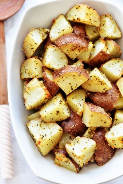 Garlic Parmesan Roasted Potatoes