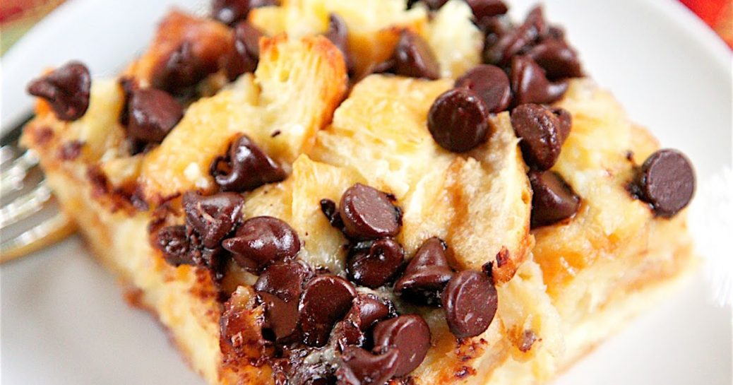 Chocolate Croissant Breakfast Bake