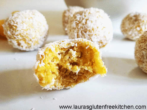 Gluten free Apricot Coconut Energy Bites