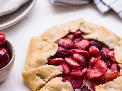 Rustic Cherry Gluten-Free Galette