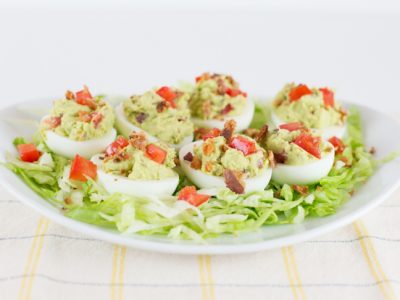 Avocado BLT Deviled Eggs