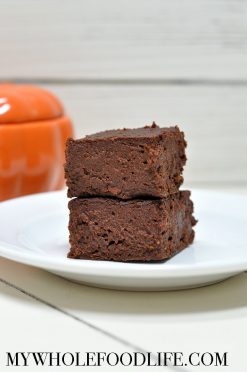 Flourless Pumpkin Brownies (Vegan, Gluten Free)