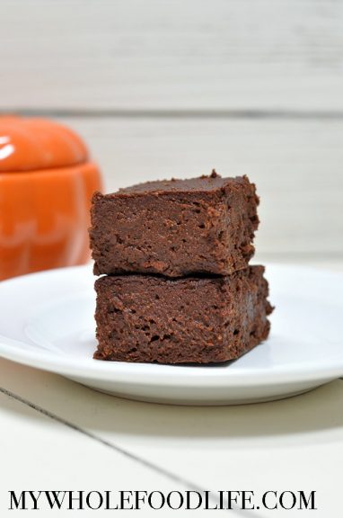 Flourless Pumpkin Brownies (Vegan, Gluten Free)