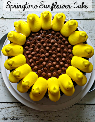 Springtime Sunflower Cake