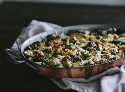 Brussels Sprouts Au Gratin