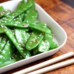 Garlic Sesame Snow Peas