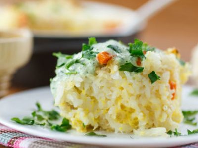 Cheesy Cilantro Cauliflower Rice