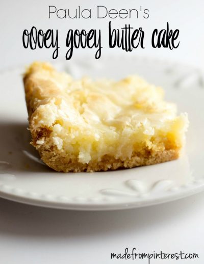 Paula Deen’s Ooey Gooey Butter Cake