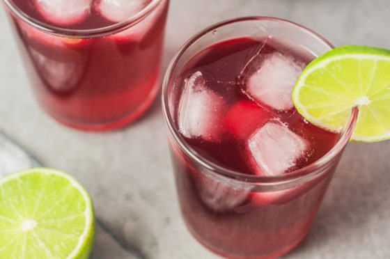 Apple Cider Vinegar and Cranberry Detox Drink