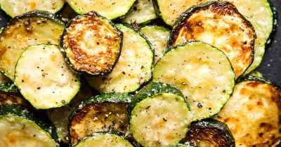 Roasted Zucchini with Parmesan