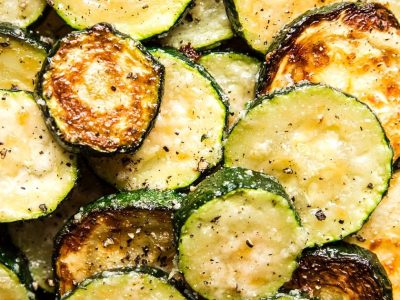 Roasted Zucchini with Parmesan