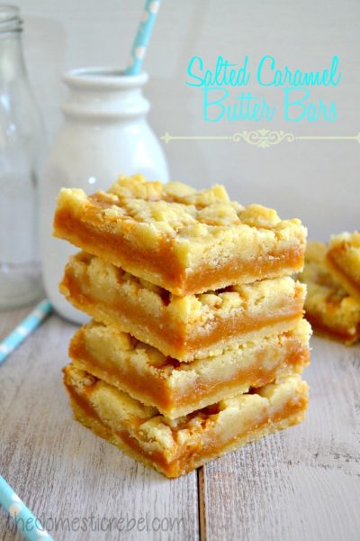 Salted Caramel Butter Bars