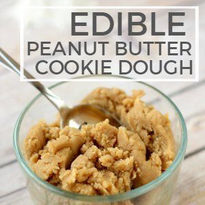 Edible Peanut Butter Cookie Dough