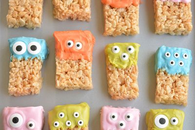 Rice Krispie Treat Monsters