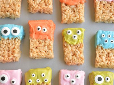 Rice Krispie Treat Monsters
