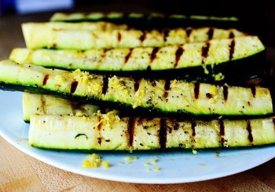 Grilled Zucchini with Yummy Lemon Salt