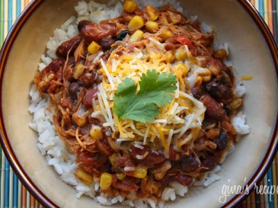 Crock Pot Chicken Taco Chili
