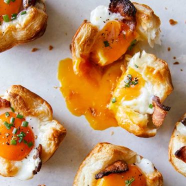 Cheesy, Flaky Breakfast Cups