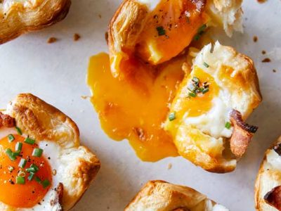 Cheesy, Flaky Breakfast Cups