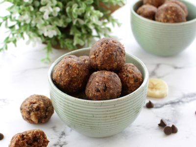 Banana, Chocolate & Peanut Butter Protein Snacks